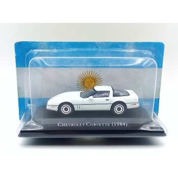 Chevrolet Corvette C4 1984 white - skala 1:43 - Salvat/Hachette